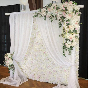 Curtain Panel Wedding Bathroom Outdoor Garden Mosquito Netting Polyester White Curtain Net