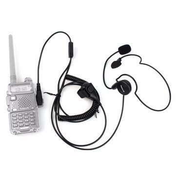 Retevis 2 Pin Earpiece H-777 RT-5R Mic Finger PTT Headset for Kenwood BAOFENG UV-5R BF-888s Ham Radi
