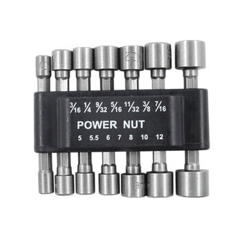 Drillpro 14Pcs Hexagon Handle Socket Wrench With Inner Hexagon Connector And 3Pcs 1/4" 3/8" 1/2" Ste