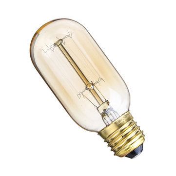 6PCS Dimmable AC220V E27 T45 40W Warm White Retro Vintage Edison Incandescent Light Bulb