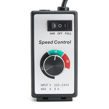 AC 220V-240V 8A Router Fan Variable Speed Controller Electric Motor Rheostat