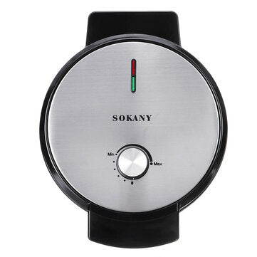 SOKANY 505 Electric Waffles Maker 1000W Double-side Adjustable Temperature Non-stick Sandwich Cake M
