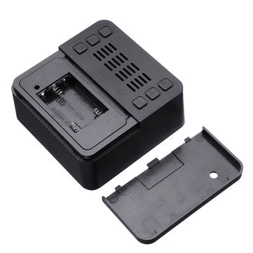DS-6613 Square HD Mirror Alarm Clock Multifunction Digital Alarm Clock Mute LED Mirror Clock Makeup