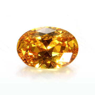 10 x 14mm Yellow Sapphire Gem Oval Shape Loose Gemstone Jewelry Set Gifts US