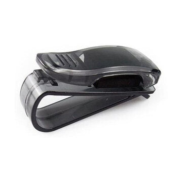 Car Glasses Clip Card Clips Auto Vehicle Portable Eyeglassees Holder Accessories (COLOR.: BLACK)