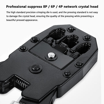 Handskit Network Cable Pliers Screwdriver Wire Stripper Tool Set with Cable Tester Spring Clamp Plie