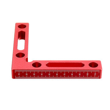 Drillpro All Metric Aluminium Alloy 90 Degree 120x120mm Precision Clamping Square Woodworking L-Shap