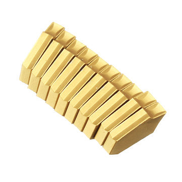 10pcs ZQMX 2N11-1E SP200 GTN-2 2mm Grooving Cut-Off Carbide Insert CNC Tool