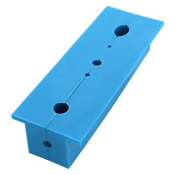 Drillpro 2Pcs 140mm Vise Jaws Multipurpose Magnetic Reversible Vise Soft Jaw Pads for Metal Vise Tab