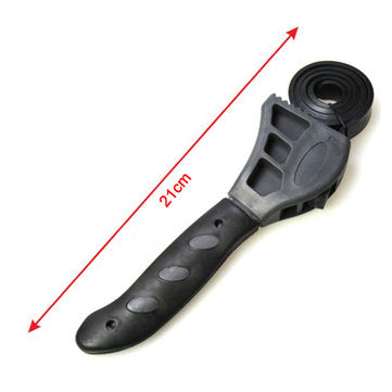500mm Universal Wrench Rubber Strap Wrench Adjustable Spanner for Any Shape Opener Tool