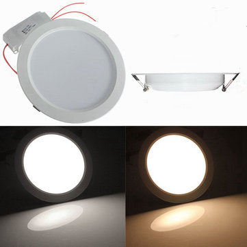 15W Round LED Recessed Ceiling Panel Down Light With Driver (COLOR.: WARMWHITE)