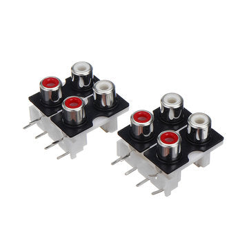 DIY Relay 4-way Audio Input Signal Selector Switching Kit RCA Audio Input Selection Board of Rotary