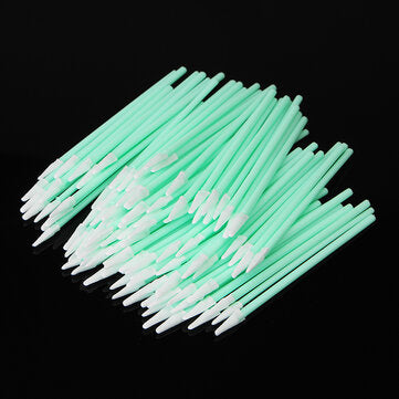 100pcs Pointed Tipped Foam Cleaning Sponge Swabs Stick for Inkjet Printer Camera Optical Cleanroom
