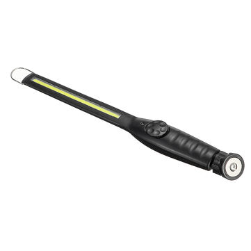 Rechargeable COB LED Work Light Magnet Spiral Switch Non-Polar Dimming 360 Revolving