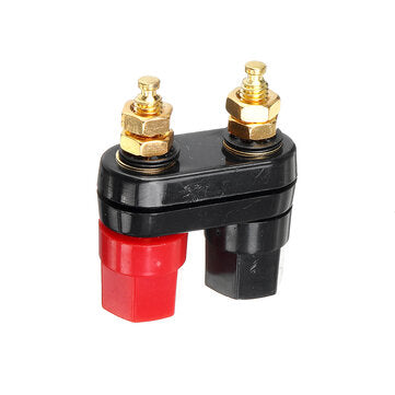 3Pcs Hexagonal Gold-plated Double-connecting String Double-row Banana Connector Banana Socket