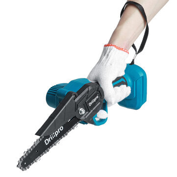 Drillpro 550W 6Inch Electric Chain Saw Portable Wood Cutter Mini Chainsaw Woodworking Tools For Maki