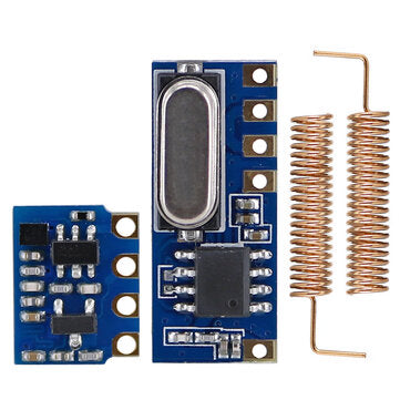 OPEN-SMART Long Range 433MHz Wireless Transceiver Kit Mini RF Transmitter Receiver Module + 2PCS Spr