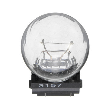 10PCS T25 3157 P27/7W Halogen Lights Bulb Tail Brake Backup Reverse Turn Signal Lamp Warm White