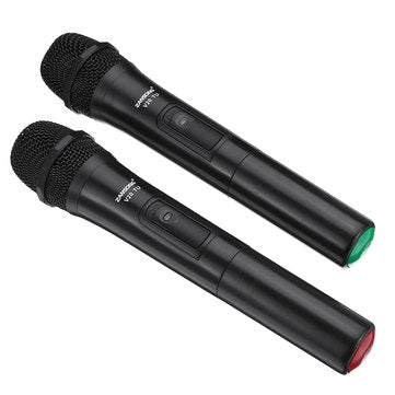 UHF USB 3.5mm 6.35mm Wireless Microphone Megaphone  Mic with Receiver for Karaoke Speech Loudspeaker