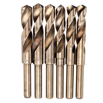 Drillpro HSS-Co Cobalt Reduced Shank Drill Bit M35 13.5-30mm HSS Drill Bit 1/2 Inch ... (SIZE: 19MM)