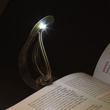 Mini Bookmark with Lamp Led Light for Reading Book Bookmark Reading Lamp Creative Portable Small Nig