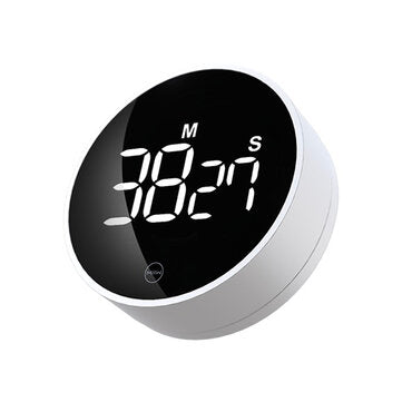 XIAOMI MIIIW Mute Timer Alarm Clock Rotating Timing LED Display Kitchen Digital Timer Magnetic Sucti