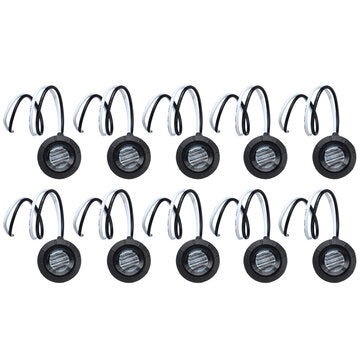 10Pcs Blue Light 12V-24V LED Clearance Side Marker Indicators Lights Lamp Lorry Truck Boat Trailer B