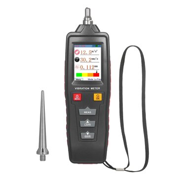 WT63B Vibration Analyzer Vibrometer Vibroscope Color LCD Digital Vibration Meter Rotation Accelerati
