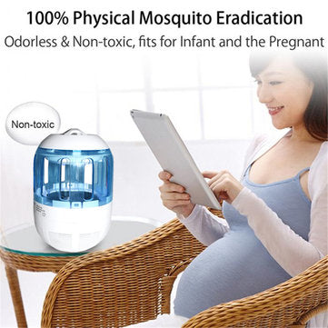 USB Mosquito Dispeller LED Mosquito Trap Fly Insect Killer UV Light Lamp Mosquito Killer with 360 De