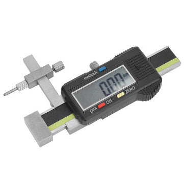 0-20mm Digital Step Gauge Plane Ruler Gauge with Exchangeable Measuring Point Stainless Steel Vernie