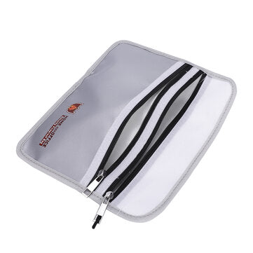 YHX Firproof File Bag Fireproof Document Pocket Fire Resistant Storage Holder Cash Valuables File Or