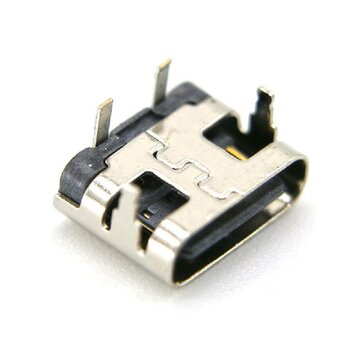 10PCS TYPE-C 2P In-Line Female Charging Socket With High-Current Charging Oval Plug