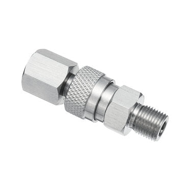 Stainless PCP Air Gun Filling Quick Connect Adapter 1/8 BSPP With Plugs Fitting Connector Coupler