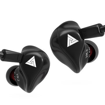 QKZ VK3 Metal Strong Bass Hifi In-ear Earphone Noise Cancelling Headset With Mic For Mobile Phone