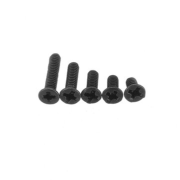Suleve MXZP1 360Pcs M2 M2.5 M3 Mini P hillips Screw Flat Head Zinc-Plated Electronic Notebook Lap
