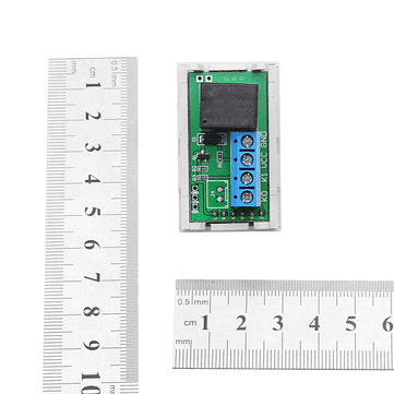 5pcs Mini 12V 20A Digital LED Dual Display Timer Relay Module With Case Timing Delay Cycle