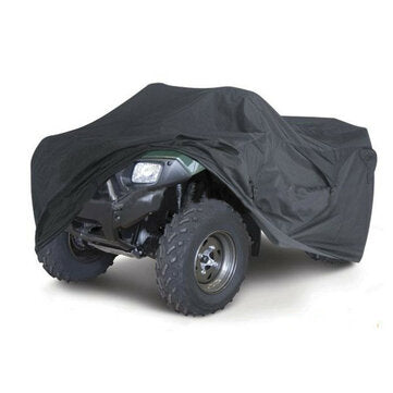 Waterproof Motorcycle Bicycle PU Cover Quad ATV Vehicle Scooter Motor Bike Universal Bl... (SIZE: M)