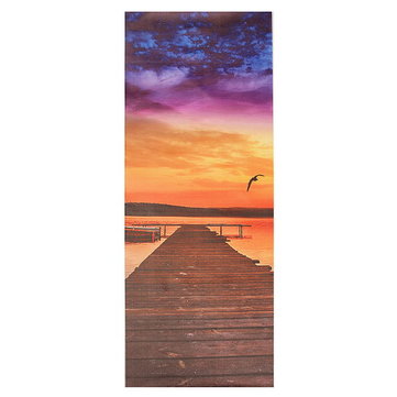 Frameless Modern Canvas Picture Wood Path Oil Painting Home Wall Decoration