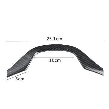 Carbon Fiber Interior Moulding  Steering Wheel Frame Covers Trim For Honda Accord 2018 2019