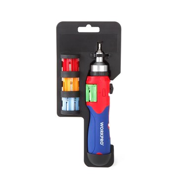 WORKPRO 24 in 1 Multi-bit Ratcheting Screwdriver Set with Auto-loading Bits Chamber Repair Tools