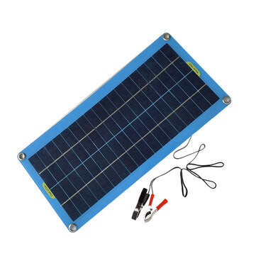 100W Polycrystalline Flexible Solar Panel Portable Multi-purpose Emergency Car Ship Camping Phone Ch