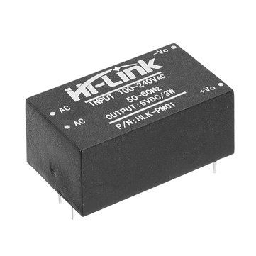5Pcs HLK-PM01 AC-DC 220V To 5V Mini Power Supply Module Intelligent Household Switch Power Supply Mo