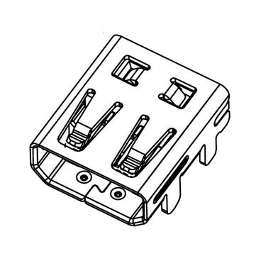 10PCS 19Pin HD Interface Mini HDMI Female Socket D Type Sport DV Socket MI... (TYPE: FOURLEGGEDPLUG)