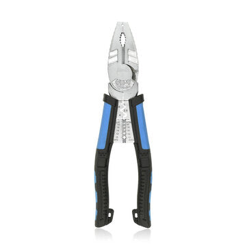 Toolour 8inch Multitool Long Nose Pliers Wire Stripper Side Cutters Pliers Crimpi... (MODEL: CR-V3B)