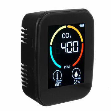 YZ-12 Carbon Dioxide Detector Portable Household USB Infrared Air Humidity Temperature