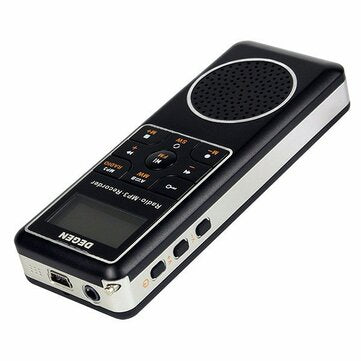 Degen DE1127 Portable AM/FM/SW Digital Radio With 4GB MP3 Player Voice Recorder E-book Reader