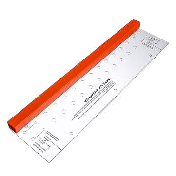 Drillpro Shelf Pin Drilling Jig Woodworking Drill Guide with 1/4 Inch Self Centering Reaming Bit