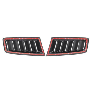 Universal Car RS Style Bonnet Vents Carbon Fiber Look For Ford Focus MK2