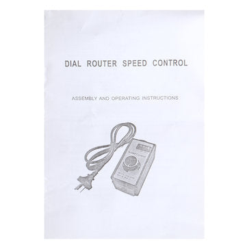 AC 220V-240V 8A Router Fan Variable Speed Controller Electric Motor Rheostat