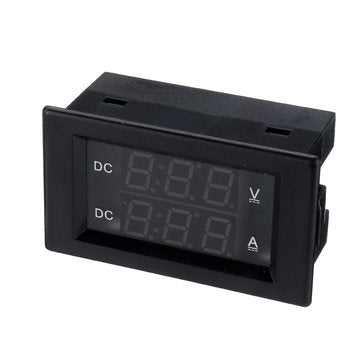 DC 300V 50A Digital Voltmeter Ammeter DC VOLT AMP Tester Gauge With Red and Green Led No Shunt With